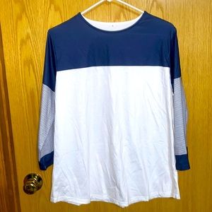 5/$25 Navy Blue 3/4 sleeve shirt